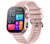 Reloj Inteligente Con Llamadas Bluetooth, Pantalla 2,01", Frecuencia Cardíaca, Temperatura Corporal, Led (rosa)