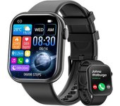 Smartwatch Chronus 1,85" Llamada Y Fitness, Modos Deportivos, Impermeable, Negro