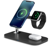 Soporte De Carga Inalámbrica Rápida Con Led Para Magsafe Iphone 13/12 (negro)