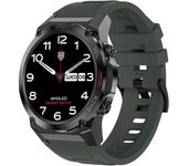 Reloj Militar Amoled 1.43" Llamadas, Fitness Ip68 Y Nfc, 400 Mah, Verde