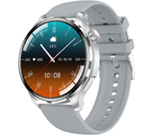Reloj Inteligente Con Bluetooth, Frecuencia Cardíaca, Presión Arterial, Sueño, Temperatura, Gps, Agua (plateado)