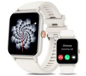 Smartwatch Mujer Chronus, Llamadas Y Rastreador De Ejercicios Con Spo2, Compatible Android Ios, Blanco