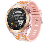 Reloj Gps Con Llamadas Bluetooth, Brújula, Barómetro, Fc, Mensajes, Rosa