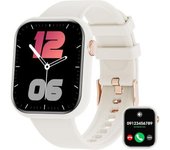 Smartwatch Chronus 1,85" Llamada Y Fitness, Modos Deportivos, Impermeable, Blanco