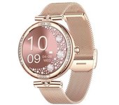 Relojes Inteligentes Mujeres, Llamadas Bluetooth, Amoled 1.1", Cardíaco, Spo2 (oro Rosa)