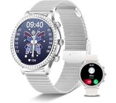 Reloj Inteligente, Llamadas, 1,32", Ai Voz, Frecuencia Cardíaca, Sueño, Podómetro, Resistente Al Agua (plata)