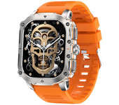 Reloj Inteligente Con Deportes, Frecuencia Cardíaca, Oxígeno En Sangre, Monitoreo Del Sueño, Llamadas Bluetooth (naranja)