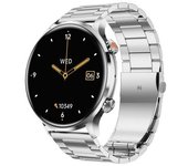 Smartwatch 1,39" Llamadas, Monitoreo Salud, 114 Modos, Compatible Android, Ios, Plateado