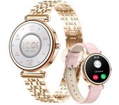 Smartwatch Chronus I109, 1.2" Tft, Llamada Bluetooth, Color Dorado