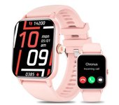 Smartwatch Mujer Chronus, Llamadas Y Rastreador De Fitness Con Spo2, Compatible Android Ios, Rosa