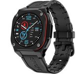 Reloj Inteligente Deportiva, Amoled 1,28", Ip68, Llamadas Bluetooth, Frecuencia Cardíaca, 100+ Deportes (negro)