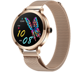 Reloj Inteligente Mujer 1.1" Amoled Llamadas, Spo2 Y Salud Ip68, Oro Rosa
