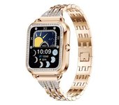 Reloj Inteligente Bluetooth, 1.6" Táctil, Llamadas, Fitness, Sueño, Spo2, Iphone/android (oro Rosa)