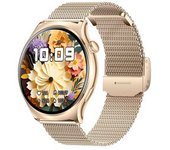 Reloj Inteligente Mujeres, 1.43" Amoled, Llamadas, Agua, 100 Modos Deportivos, Fitness (oro Rosa)