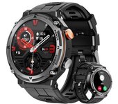 Reloj Militar Hombre 1.39" Ip68 5 Atm, Llamadas Y 100+ Deportes, Plateado