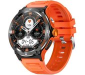 Reloj Inteligente Kt76 1.53" Hd, Resistente 3atm, Deportes Al Aire Libre, Naranja