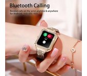 Reloj Mujer 1.59", Llamadas, Frecuencia Cardíaca, Spo2, 110+ Deportes, Ip67 (oro Rosa)
