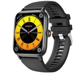 Smartwatch Con Llamadas Bluetooth, 1.85", 100+ Modos, Monitor Cardíaco Y Sueño, Ip67 (negro)