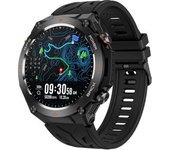 Reloj Gps Con Llamadas Bluetooth, Brújula, Barómetro, Fc, Mensajes, Negro