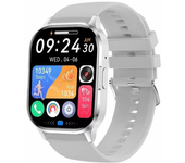 Reloj Amoled, Llamadas Bluetooth, Asistente De Voz, Frecuencia Cardíaca, Presión Y Deportes (plateado)