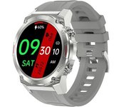 Reloj Militar Amoled 1.43" Llamadas, Fitness Ip68 Y Nfc, 400 Mah, Gris
