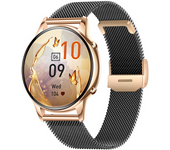 Reloj Amoled 1.32", Llamadas Bluetooth, Funciones De Salud Femenina, Diseño Redondo (negro)