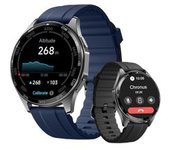 Chronus Gtx15 Gps, Reloj Inteligente, Frecuencia Cardíaca, 3atm, Azul