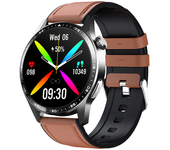 Reloj Monitoreo De Estrés, Ecg, Azúcar, Ácido Úrico, Llamadas Bluetooth, Función Sos Y Deportes (marrón)