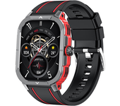 Reloj Inteligente Con Llamadas Bluetooth, Control Por Voz, Ciclo Femenino, Fitness, Uso Al Aire Libre (rojo)