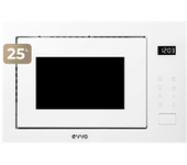 Microondas Integrable Evvo Mi45 Glass White