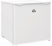 Congelador Vertical De Acero Plástico Homcom 47x44,2x48,8 Cm Blanco