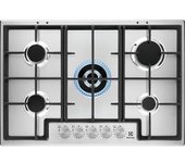 Placa De Gas Empotrada Electrolux Egs75362x De 5 Quemadores En Acero Inoxidable