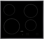Placa Elétrica Aeg Hk624000fb 6500w Negro