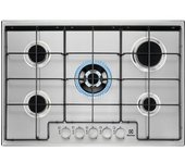Placa De Gas Electrolux Egs7534x De 5 Quemadores En Acero Inoxidable