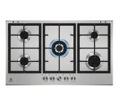 Electrolux Kgs9536sx Horno De Gas Empotrado De Acero Inoxidable De 90 Cm Y 5 Quemadores