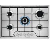 Electrolux Kgs7534sx Cocina A Gas Empotrada De Acero Inoxidable De 74 Cm Y 5 Quemadores