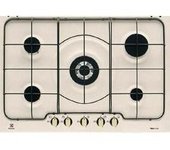 Placa De Gas Electrolux Rgg7253oon Triple Corona Color Arena 75 Cm