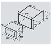 Microondas Cata Can Roca Mc25gtcwh