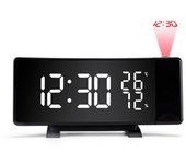 Reloj Despertador De Proyección Led Multifuncional