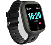 Reloj Inteligente Con Frecuencia Cardíaca, Presión Arterial, Posicionamiento Gps Ip67 Black