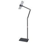 Soporte De Suelo Para Tabletas Y Teléfonos Con Brazos Dobles Ajustables
