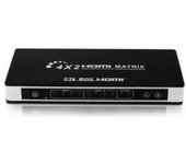 Conmutador/divisor Hdmi Matrix 4x2 Uhd 4k2k 3d Con Función Edid