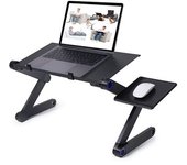 Soporte Inteligente Ajustable Para Ordenadores Portátiles De 17 Pulgadas, Negro.