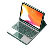 Funda Protectora Con Teclado Bluetooth Desmontable Para Ipad Green Ipad Air4/5/6 10.9/11 M2(2024)