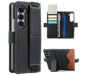 Funda Para Samsung Galaxy Z Fold Con Tarjetero Y Soporte Black Model 5