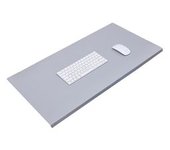 Almohadilla De Escritorio Con Bordes Cosidos Grey L