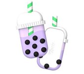 Monedero Sin Contacto Con Concha Modelo Bubble Tea