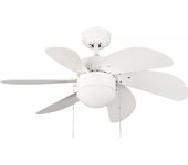 Ventilador De Techo Con Luz Basic Blanco