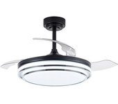 Akunadecor - Ventilador De Techo Metal Negro Pampin L
