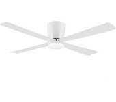 Ventilador De Techo Led Regulable Con Aspas Plegables "surat" (18w 3cct 1600lm) – Blanco
